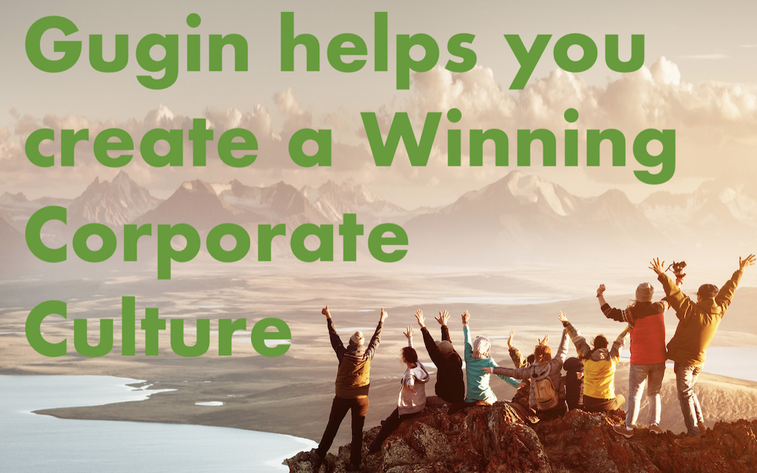 Gugin helps you creating a winning company culture and increase organisational effectiveness