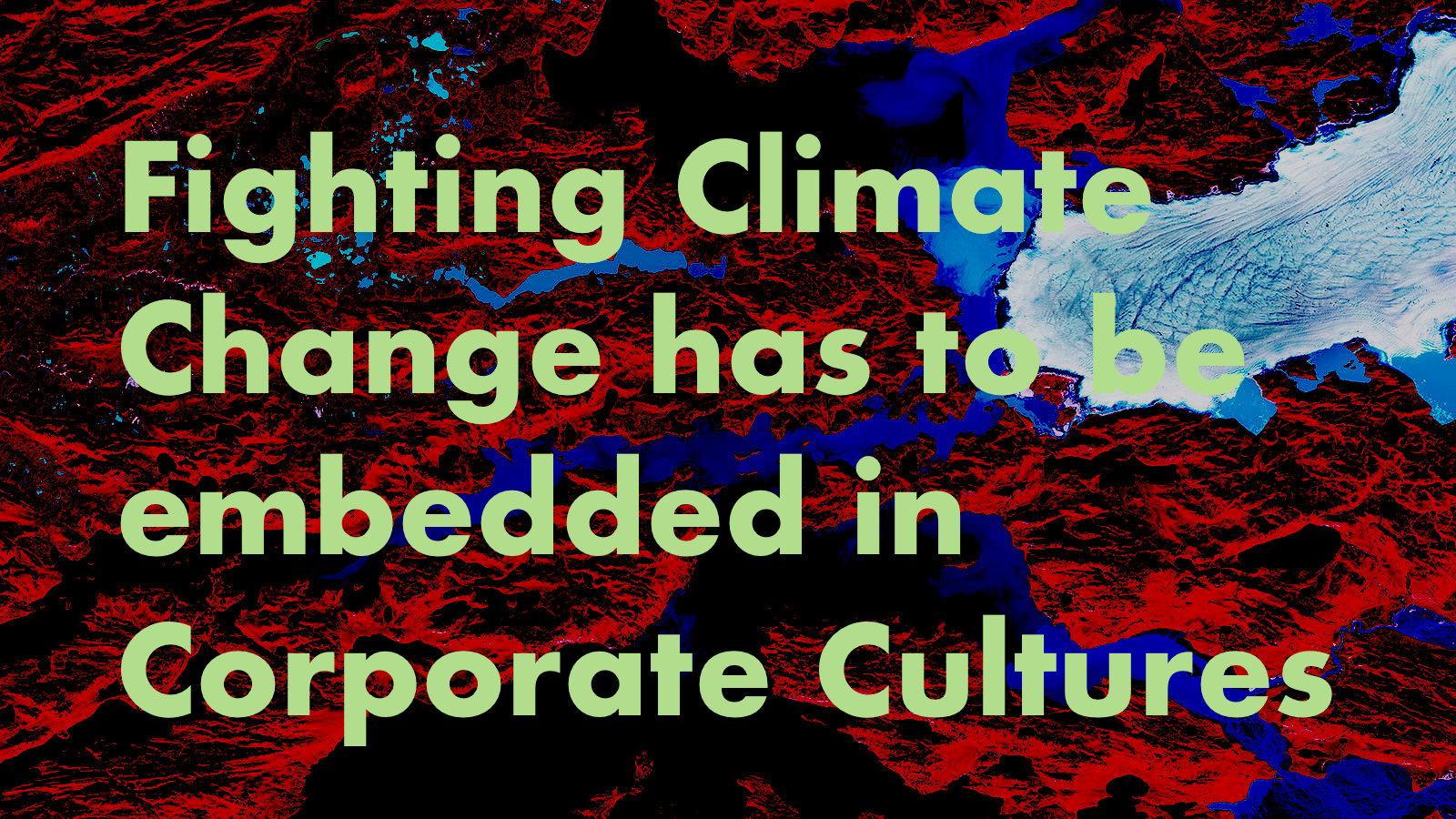 Climate change embedded in corporate culture - Gugin