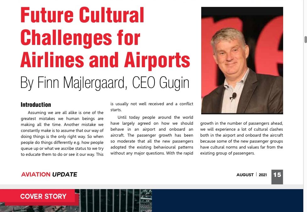 Aviation Update Magazine: Future Cultural Challenges for Airlines and Airports
