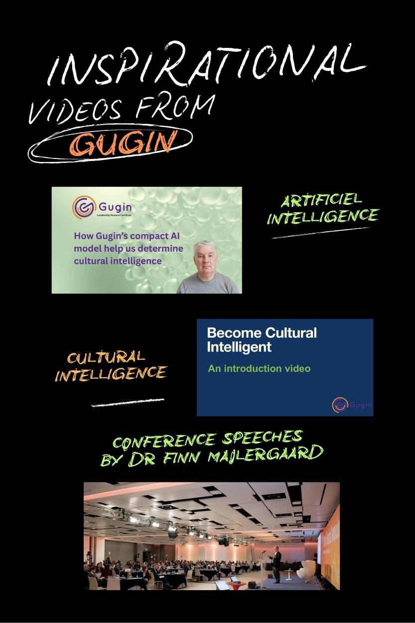 Video’s Gugin Inspirational leadership videos from Gugin on cultural intelligence, culture change and emotional intelligence
